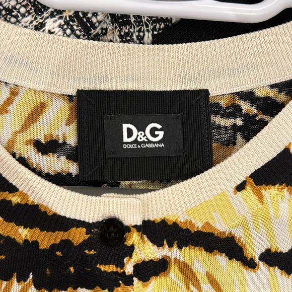 100% silk vintage D&G Cardigan - Picture 3 of 6